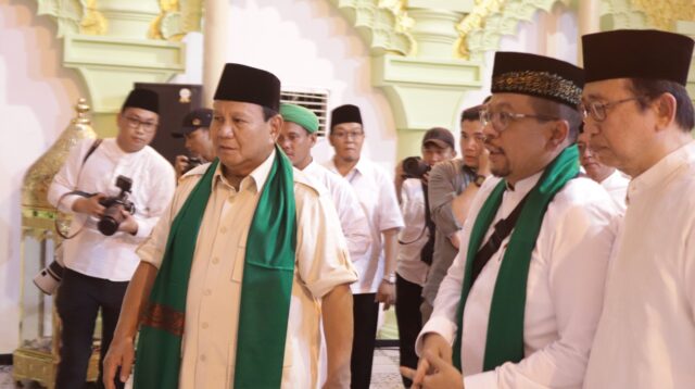 Silatnas di Palembang Capres Prabowo Beri Pesan Menyentuh Kepada Ulama dan Santri