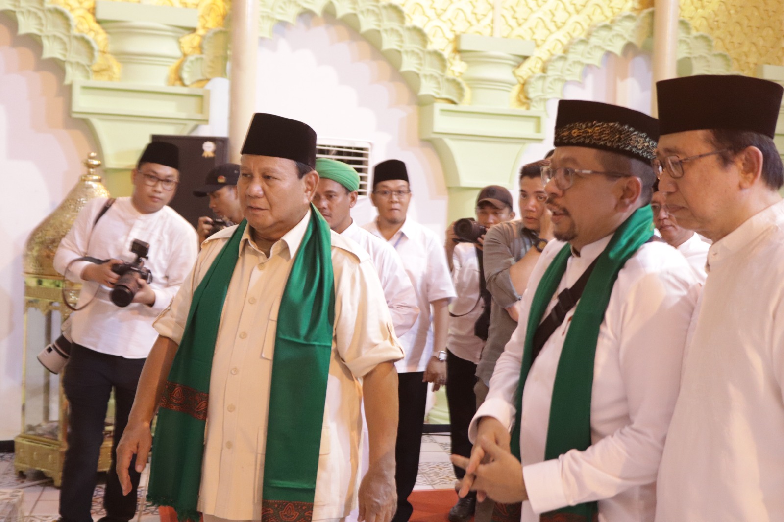 Silatnas di Palembang Capres Prabowo Beri Pesan Menyentuh Kepada Ulama dan Santri