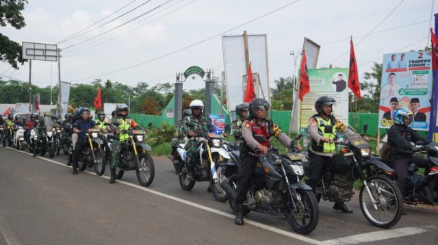 Patroli Gabungan, Jaga Kondusivitas Wilayah Jelang Pilpres 2024